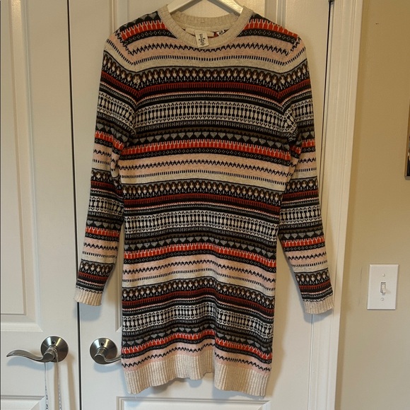 H&M striped long sweater tunic S - Picture 1 of 4